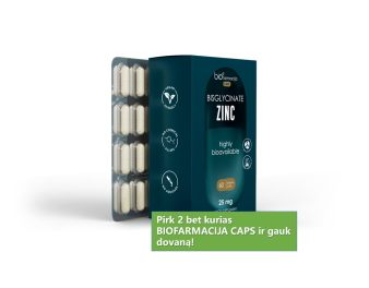 BISGLYCINATE ZINC 25 mg, N30